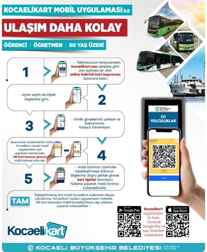Online kart ulaşımda dijital kolaylık sağlıyor