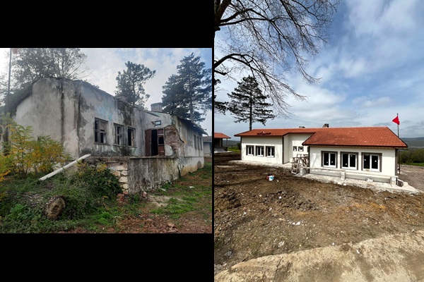 Kocaeli Büyükşehir Eski okul binasını geleceğe kazandırıyor