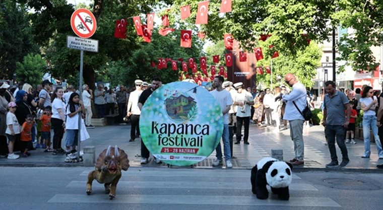 3. Kapanca Festivali renkli kortejle açıldı