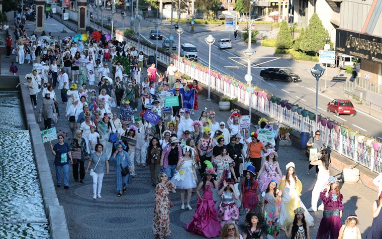 3. Kapanca Festivali renkli kortejle açıldı