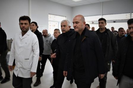 Soylu, Büyükşehir Hastanesi’ni inceledi