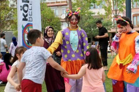 Körfez Belediyesi, bayram boyunca çocuklar için kentin bir çok noktasında Bayram Şenliği düzenledi.