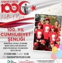 İzmit Belediyesi tüm vatandaşları 100. Yıl Cumhuriyet Şenliğine bekliyor!