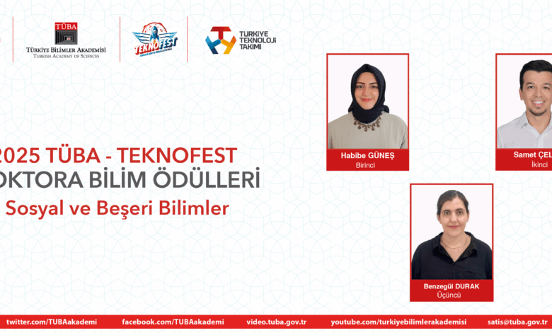 TÜBA-TEKNOFEST Doktora Bilim Ödüllerinde Büyük Başarı