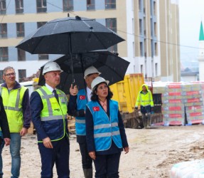 Sevilay Tuncer, Cedit Konutları’nı gezdi