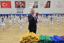 TAEKWANDO SPORCULARI KUŞAK ATLADI