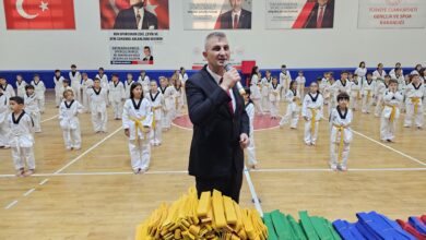 TAEKWANDO SPORCULARI KUŞAK ATLADI