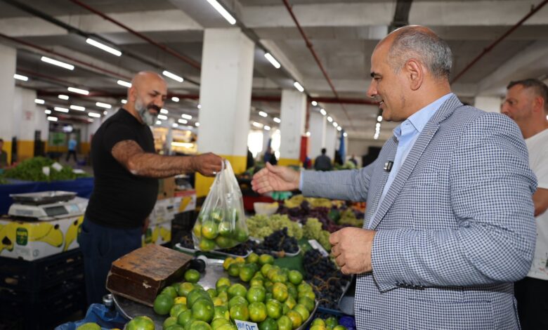 ALIŞVERİŞ YAPTI