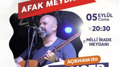 Afak Meydanlı, Milli İrade Meydanı'nda sahne alacak