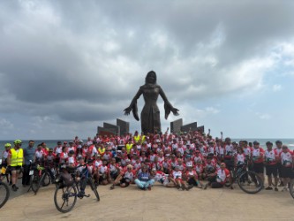 Bu festivalde pedallar Gazze için çevrildi