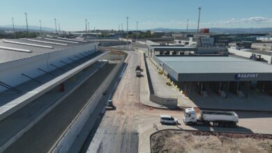 Railport'un çevre yolları asfaltlanıyor