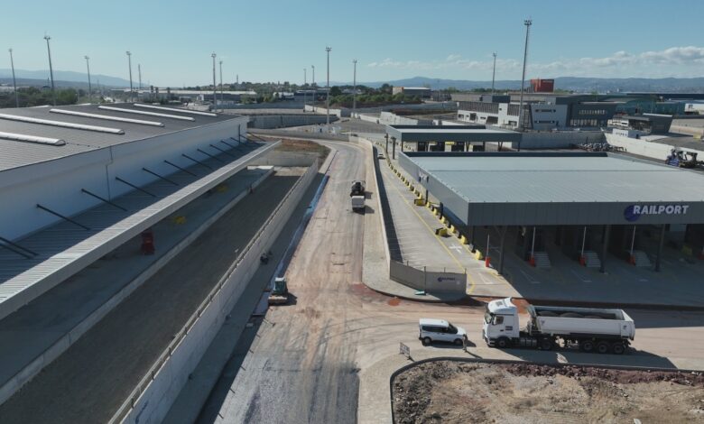 Railport'un çevre yolları asfaltlanıyor
