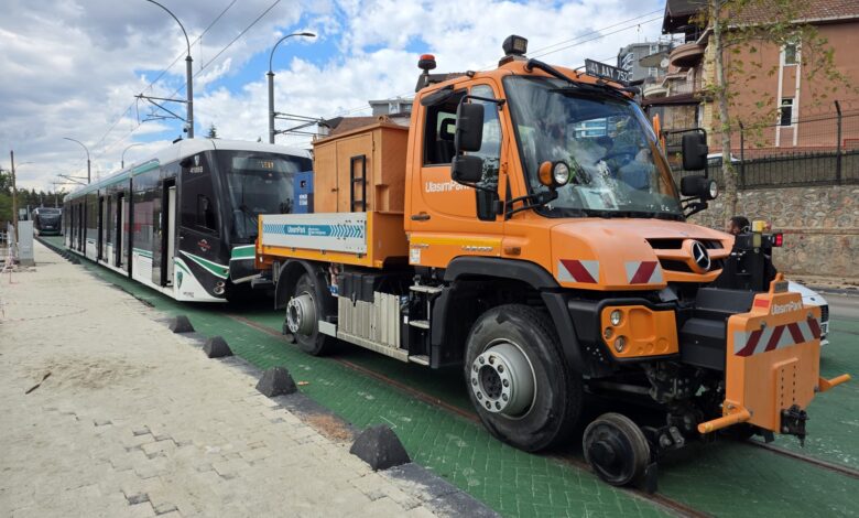 Stada gidecek tramvayda soğuk testler yapılıyor