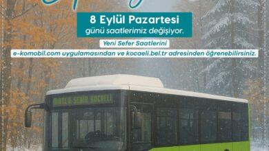 Toplu taşımada kış tarifesi düzenlemesi
