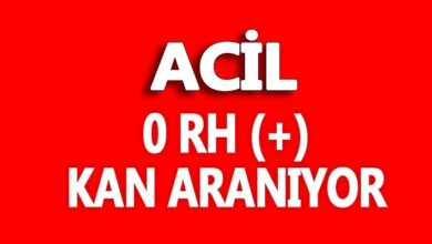 0 RH(+) KANA İHTİYAC VARDIR