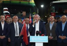 Büyükşehir’in ilk yardım tırları Gazzeye yola çıktı