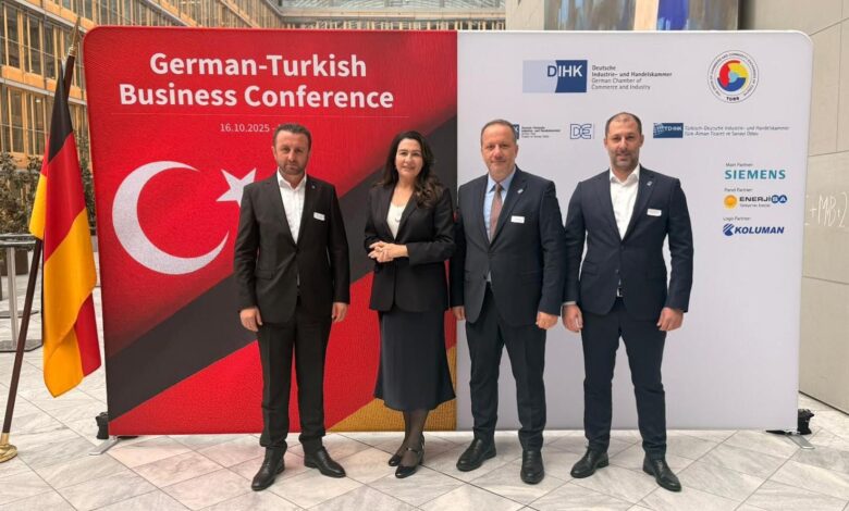 Alman-Türk Ekonomi Konferansı’na katıldı