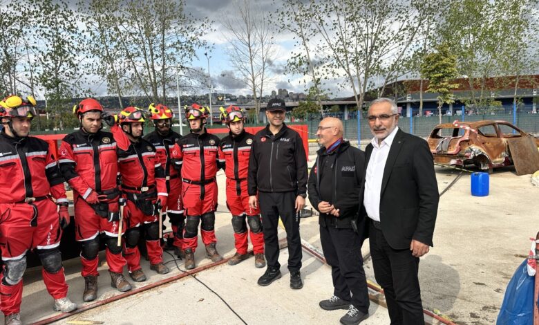 AFAD ve Kocaeli İtfaiyesi'nden ortak eğitim hamlesi