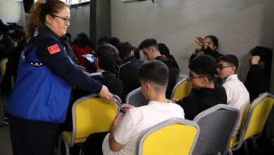 Büyükşehir Zabıtası bu kez eğitim için sahada