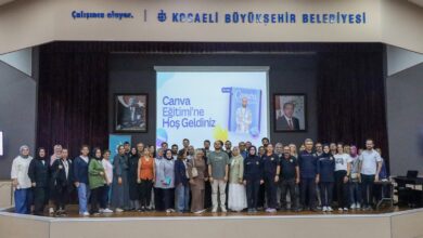 Büyükşehir personeli Canva eğitimi aldı