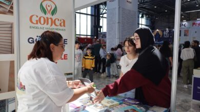 Gonca'dan kitap fuarında anlamlı stant