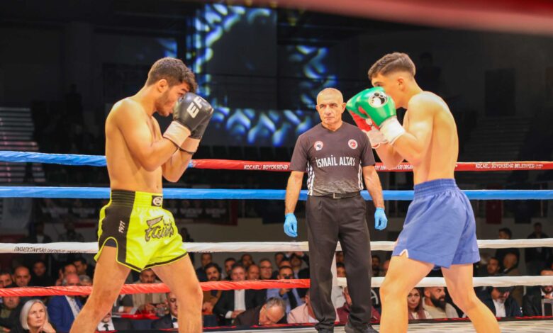 Kocaeli'de kick boks fırtınası esti
