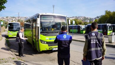 Toplu taşımada 120 araca sıkı denetim