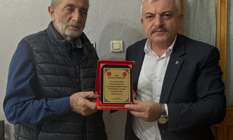 MHP Kocaeli’den Veysel Kanyılmaz’a vefa