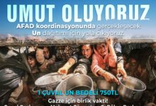 GAZZE'DE KARDEŞLERİMİZE UMUT TAŞIYACAK DAYANIŞMAYLA YARALARI SARIYORUZ!