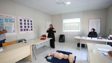 Yol ve Bakım personeline hayat kurtaran eğitim