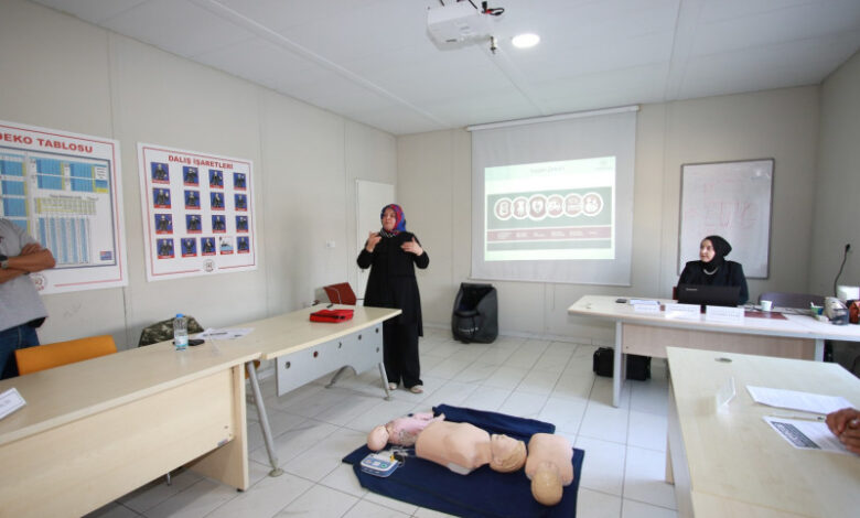 Yol ve Bakım personeline hayat kurtaran eğitim