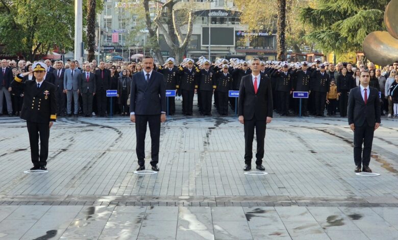 Atatürk Gölcük´te Törenle Anıldı