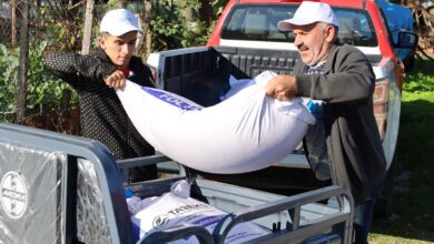 Büyükşehir’den yangın mağduru üreticilere destek