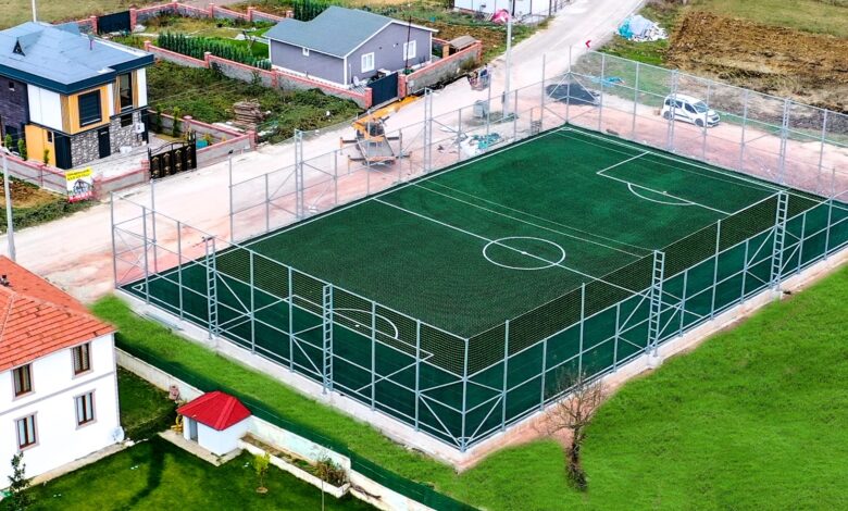 futbol sahası kazandırıyor