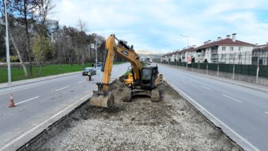 Kartepe tramvayında ilk kepçe vuruldu