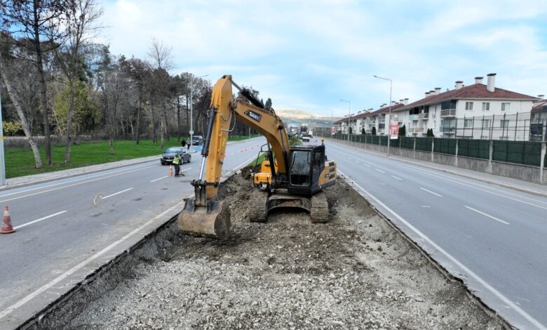 Kartepe tramvayında ilk kepçe vuruldu