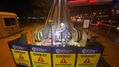 Yürüyen merdivenlere kasım ayı bakımı