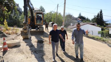 Çalık, Fen İşleri Çalışmalarını Yerinde İnceledi