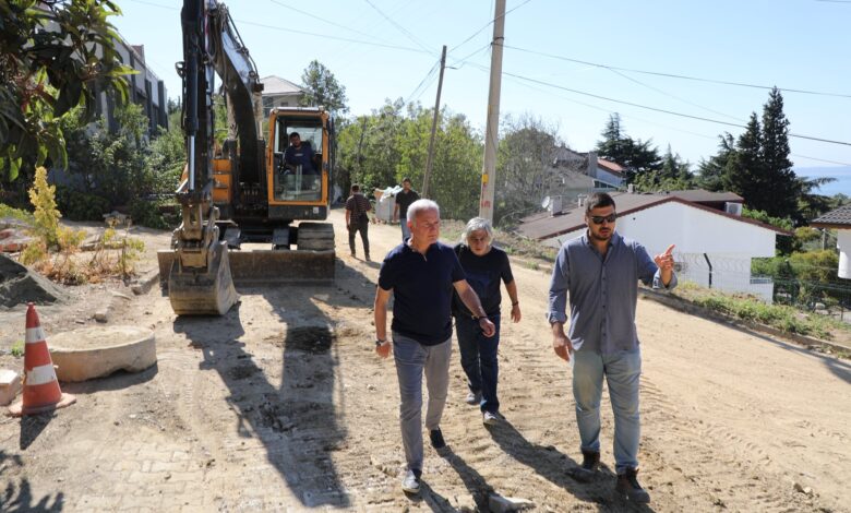 Çalık, Fen İşleri Çalışmalarını Yerinde İnceledi