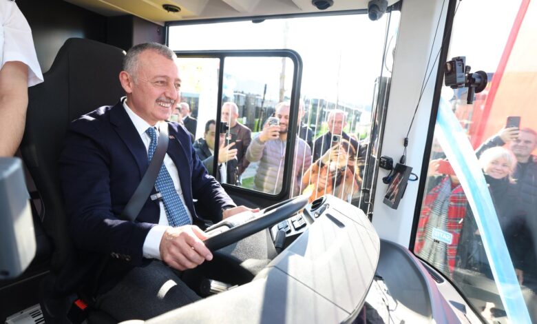 Türkiye’nin en genç ulaşım filosu Kocaeli’de