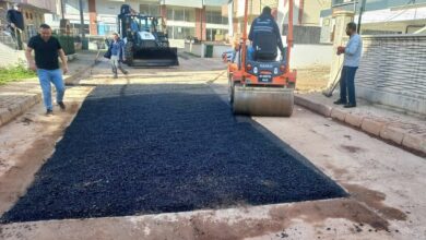 Yol iyileştirme çalışmaları sürüyor