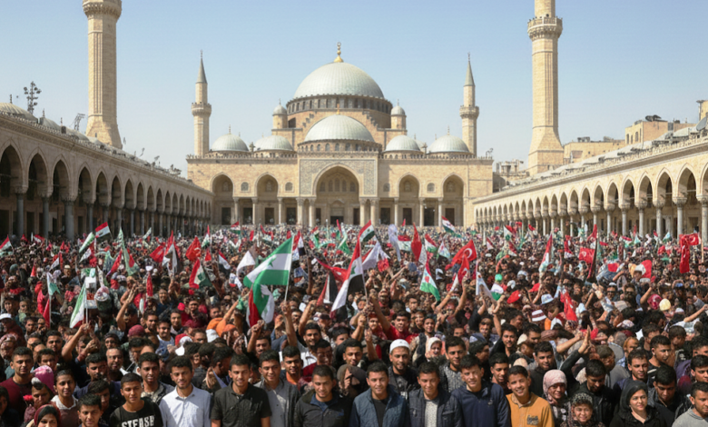 SURİYE'DE ÖZGÜRLÜĞÜNÜN BİRİNCİ YILI KUTLANDI