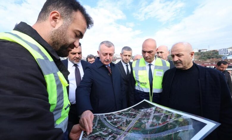 Büyükakın, Eskihisar Kavşağı'nda son durumu inceledi