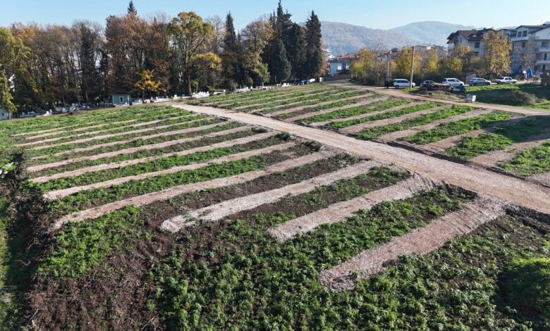 Büyükşehir'den Gölcük'e yeni mezarlık alanları