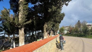 Mezarlıklara 6 bin metreküp taş duvar inşa ediliyor (