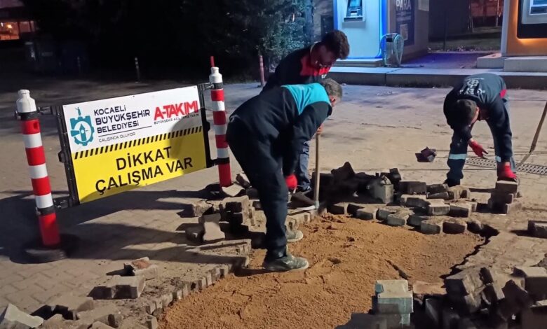 Şehir uykuda, Büyükşehir 724 iş başında .