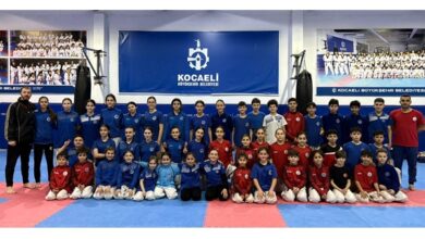 İki dost kulübün karatecilerinden ortak antrenman