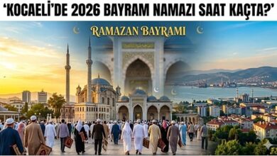 Kocaeli Bayram Namazı Saat Kaçta Kılınacak?
