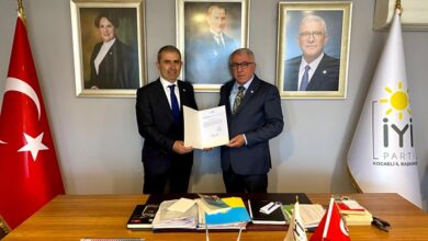 İYİ Parti Dilovası İlçe Başkanlığında Görev Değişimi