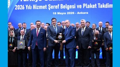 KOTO Genel Sekreteri Anlıpak’a TOBB Hizmet Şeref Plaketi